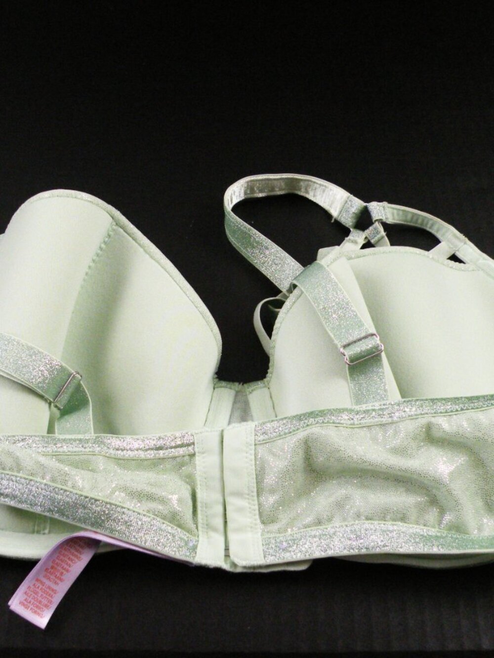 Savage X Fenty green sparkle strappy women’s bra 44DD - Picture 4 of 6